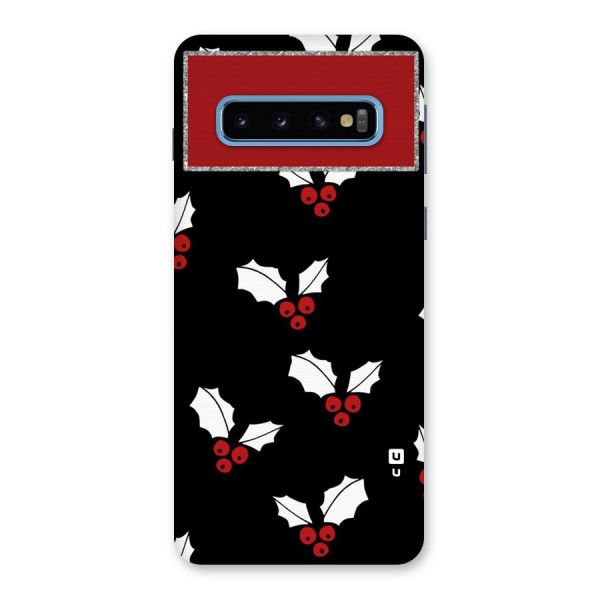 Cherry Leaf Design Back Case for Galaxy S10