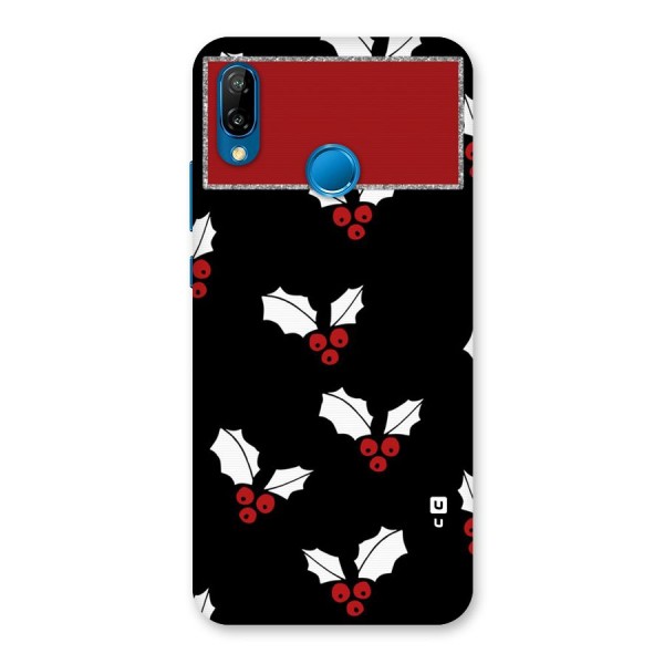 Cherry Leaf Design Back Case for Huawei P20 Lite