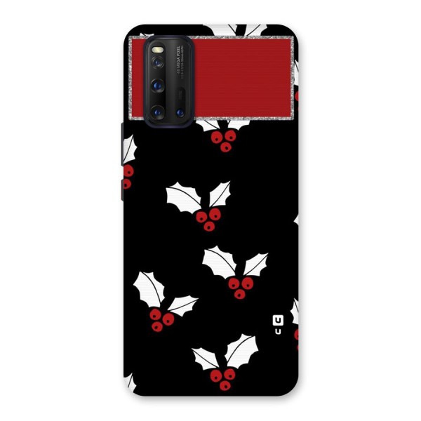 Cherry Leaf Design Back Case for Vivo iQOO 3