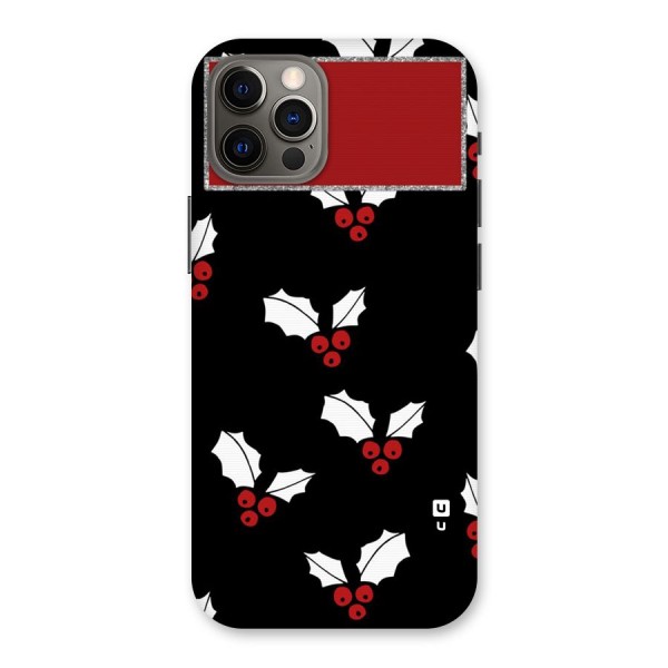 Cherry Leaf Design Back Case for iPhone 12 Pro