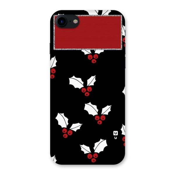 Cherry Leaf Design Back Case for iPhone SE 2020