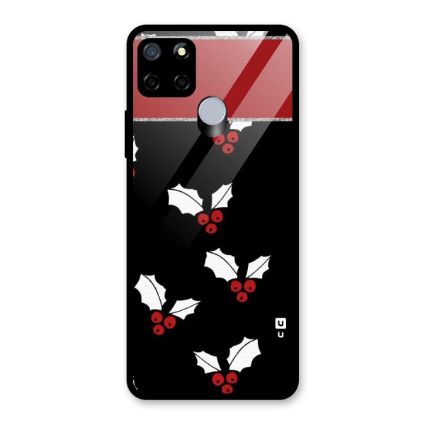 Cherry Leaf Design Glass Back Case for Realme C15