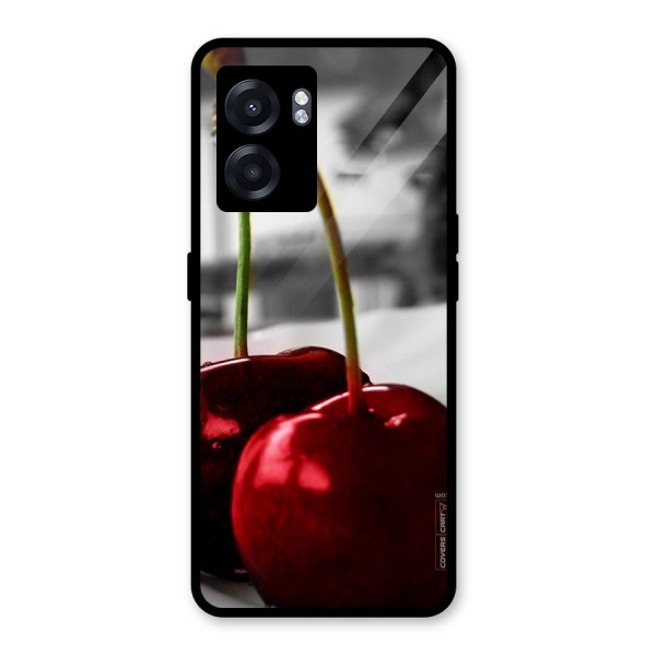 Cherry Photography Glass Back Case for Oppo K10 (5G)