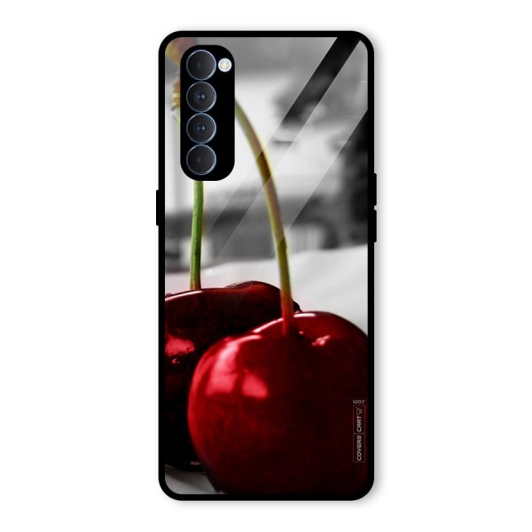 Cherry Photography Glass Back Case for Oppo Reno4 Pro