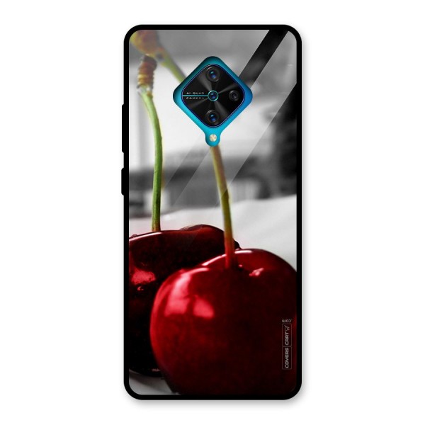 Cherry Photography Glass Back Case for Vivo S1 Pro