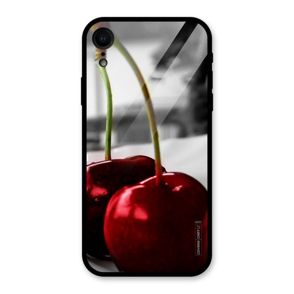 Cherry Photography Glass Back Case for XR