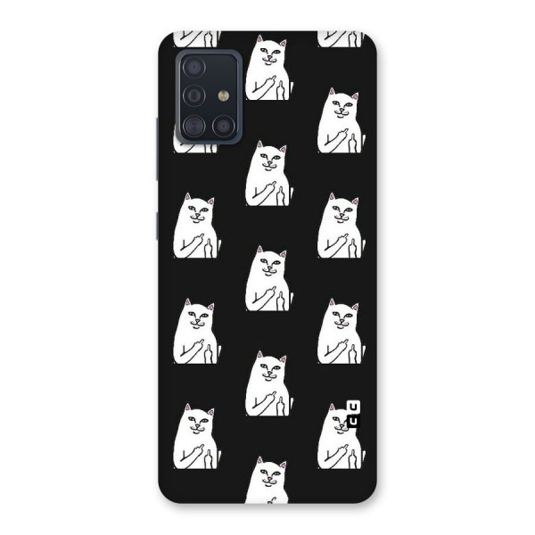 Chill Cat Pattern Back Case for Galaxy A51