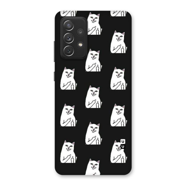 Chill Cat Pattern Back Case for Galaxy A72