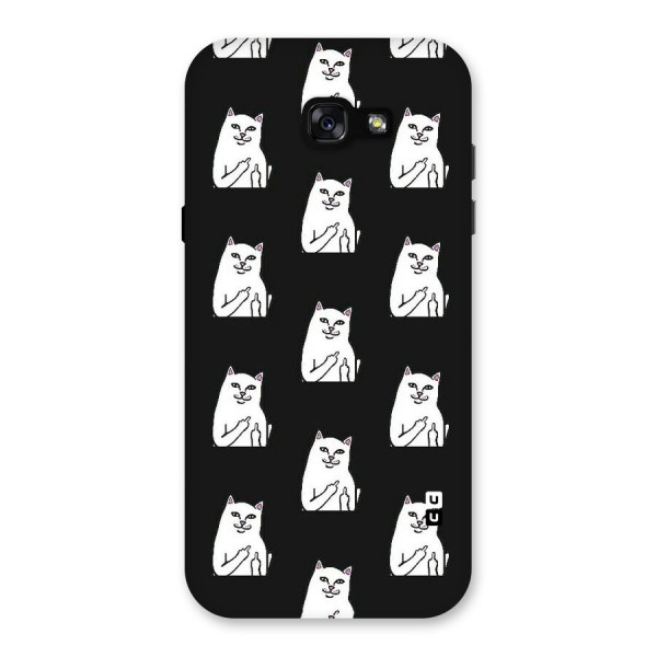 Chill Cat Pattern Back Case for Galaxy A7 (2017)