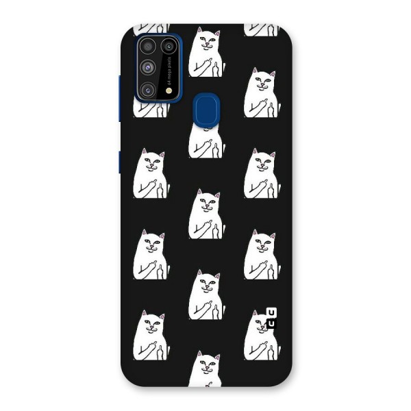 Chill Cat Pattern Back Case for Galaxy F41