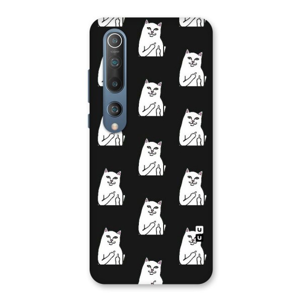 Chill Cat Pattern Back Case for Mi 10