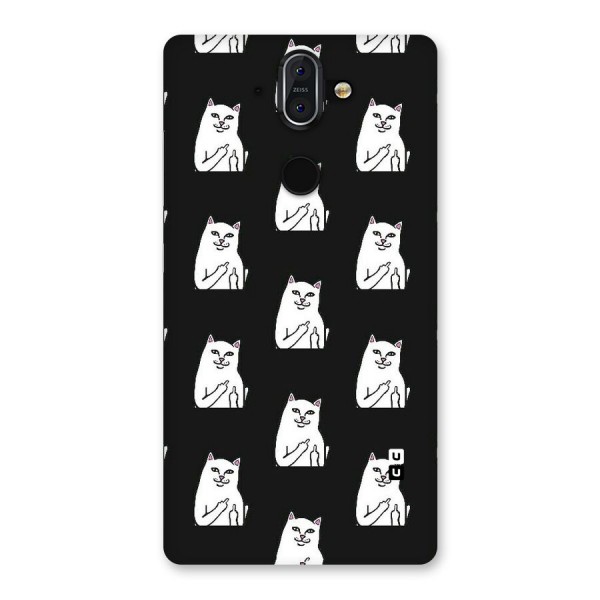 Chill Cat Pattern Back Case for Nokia 8 Sirocco