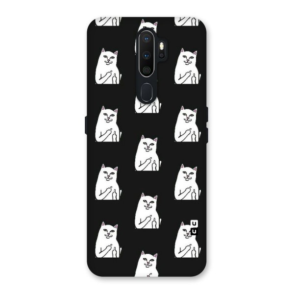 Chill Cat Pattern Back Case for Oppo A5 (2020)