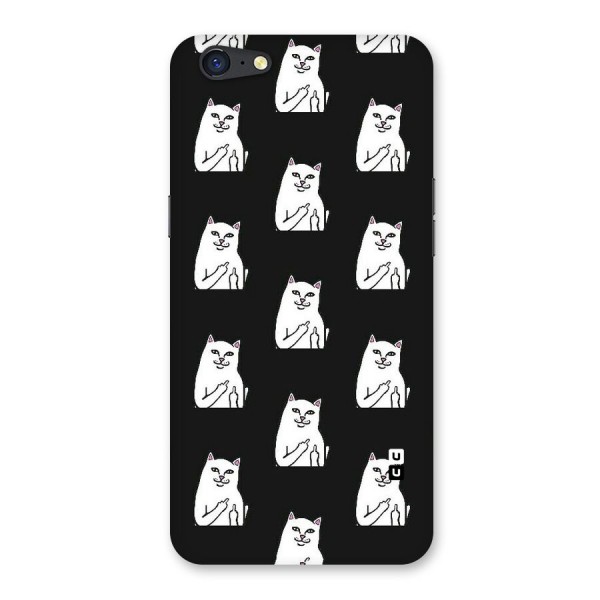 Chill Cat Pattern Back Case for Oppo A71