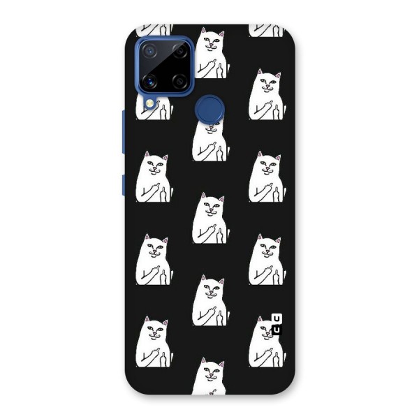 Chill Cat Pattern Back Case for Realme C12