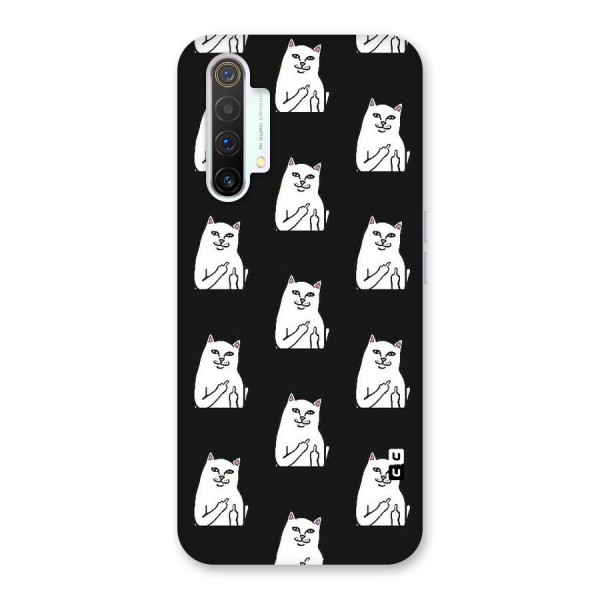 Chill Cat Pattern Back Case for Realme X3