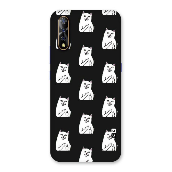 Chill Cat Pattern Back Case for Vivo S1