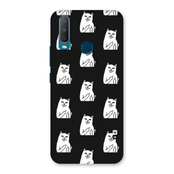 Chill Cat Pattern Back Case for Vivo Y12