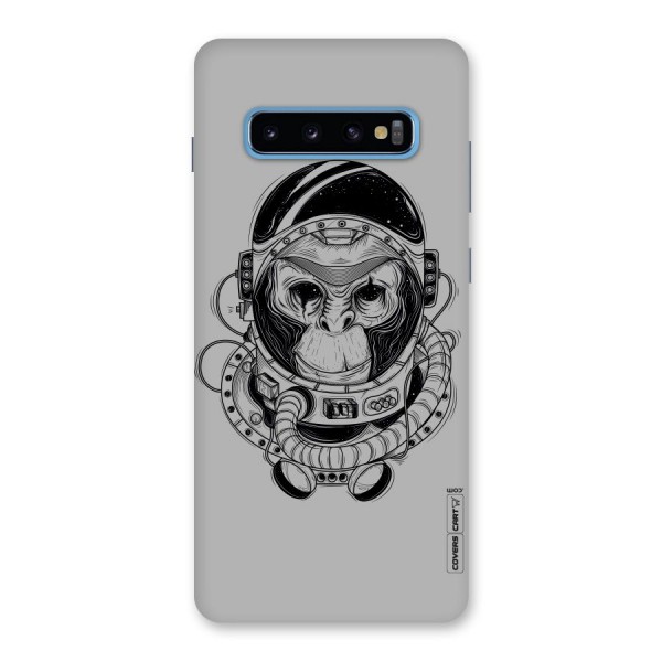 Chimpanzee Astronaut Back Case for Galaxy S10 Plus