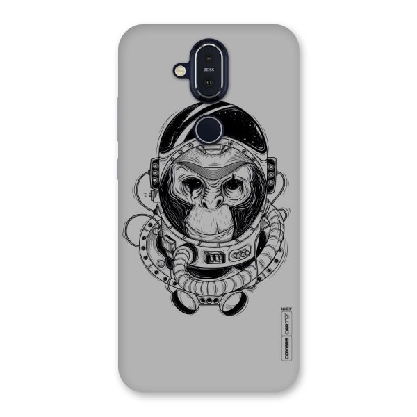 Chimpanzee Astronaut Back Case for Nokia 8.1