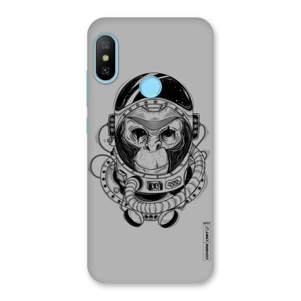 Chimpanzee Astronaut Back Case for Redmi 6 Pro