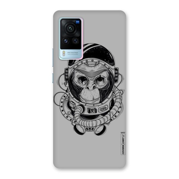 Chimpanzee Astronaut Back Case for Vivo X60 Pro