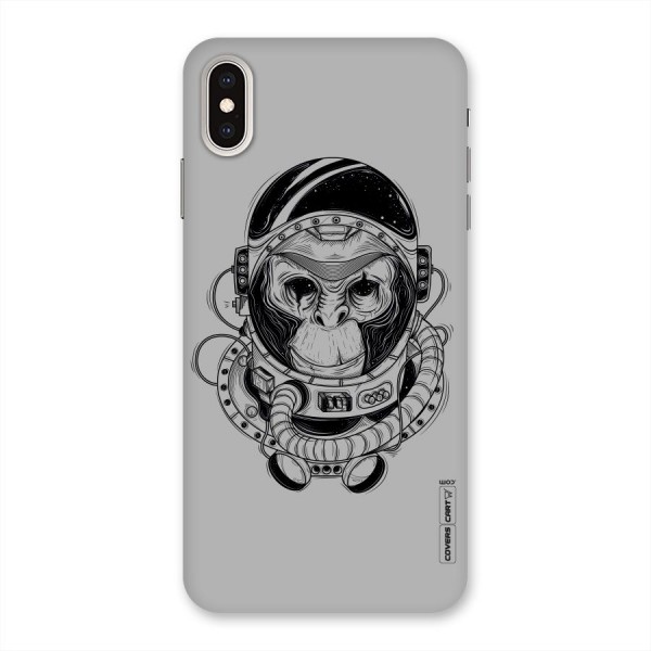 Chimpanzee Astronaut Back Case for iPhone XS Max