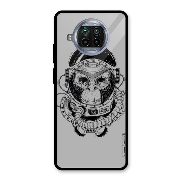 Chimpanzee Astronaut Glass Back Case for Mi 10i