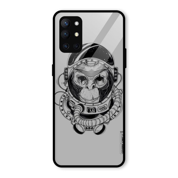 Chimpanzee Astronaut Glass Back Case for OnePlus 9R