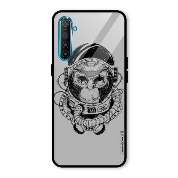 Chimpanzee Astronaut Glass Back Case for Realme XT