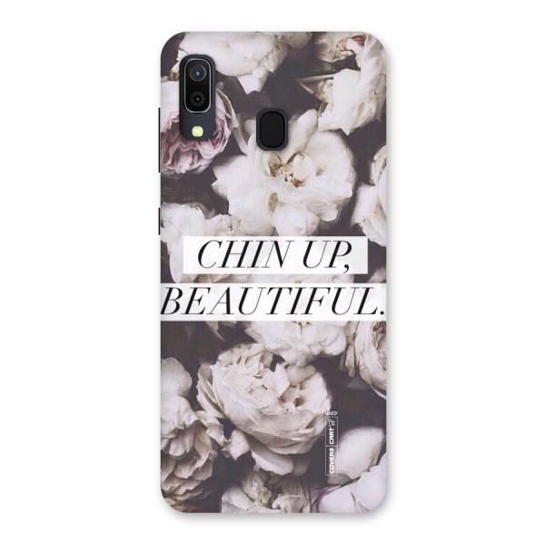 Chin Up Beautiful Back Case for Galaxy A20