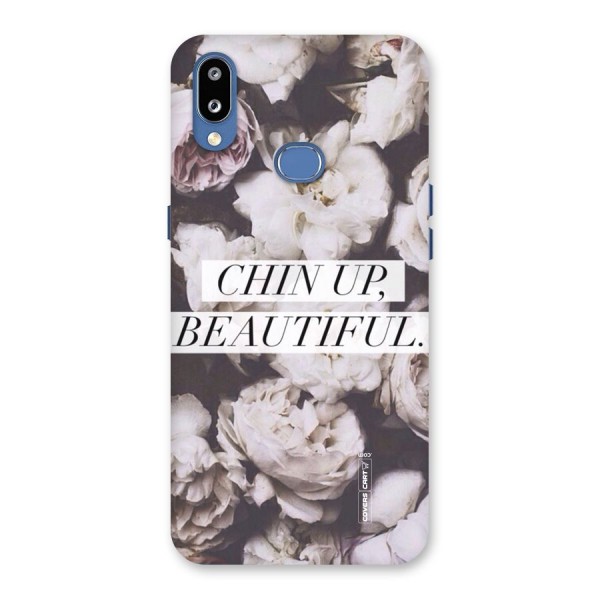 Chin Up Beautiful Back Case for Galaxy M01s