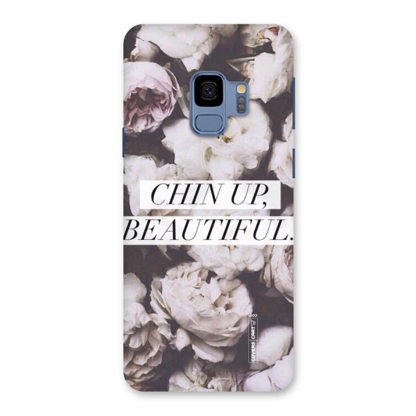 Chin Up Beautiful Back Case for Galaxy S9