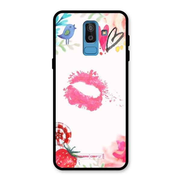 Chirpy Glass Back Case for Galaxy J8