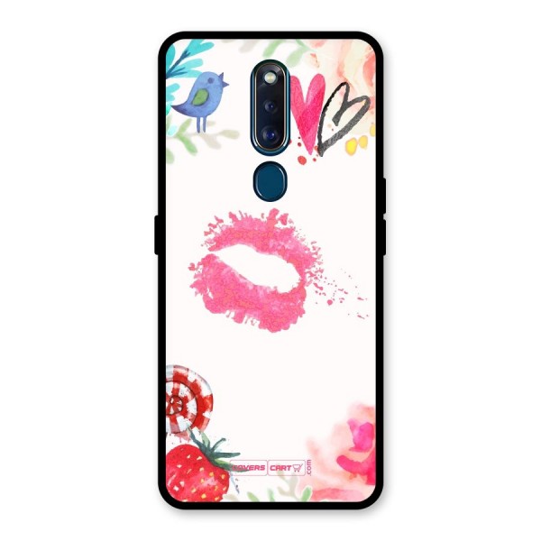 Chirpy Glass Back Case for Oppo F11 Pro