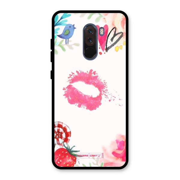 Chirpy Glass Back Case for Poco F1