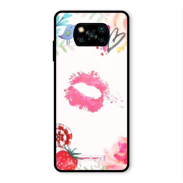 Chirpy Glass Back Case for Poco X3 Pro