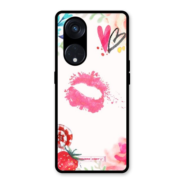 Chirpy Glass Back Case for Reno8 T 5G