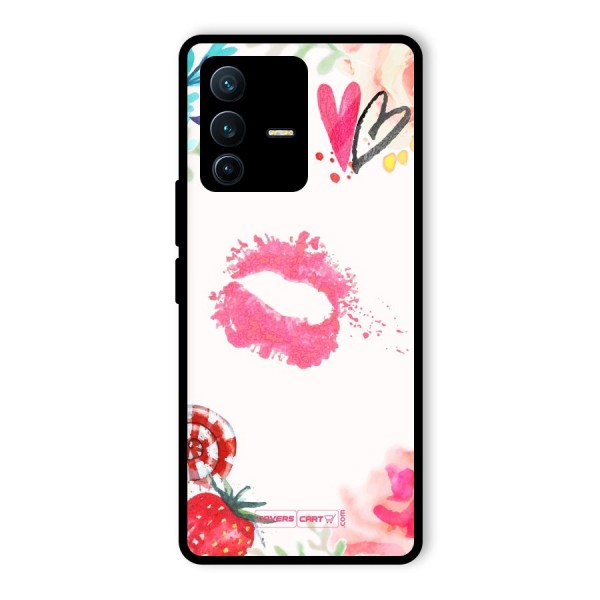 Chirpy Glass Back Case for Vivo V23 Pro