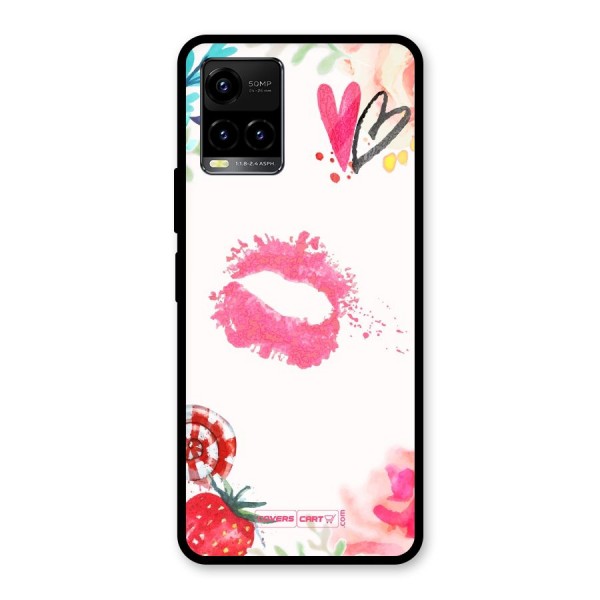 Chirpy Glass Back Case for Vivo Y21 2021