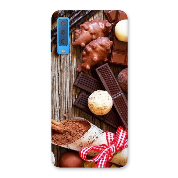 Chocolate Candies Back Case for Galaxy A7 (2018)