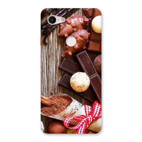 Chocolate Candies Back Case for Google Pixel 3 XL