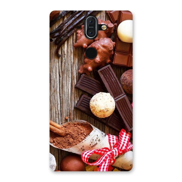 Chocolate Candies Back Case for Nokia 8 Sirocco