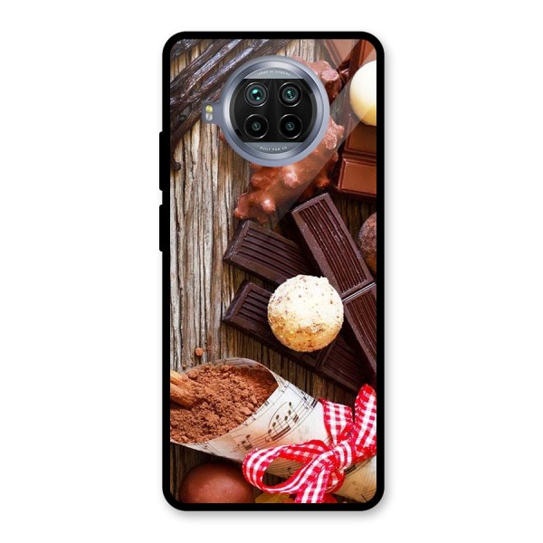 Chocolate Candies Glass Back Case for Mi 10i