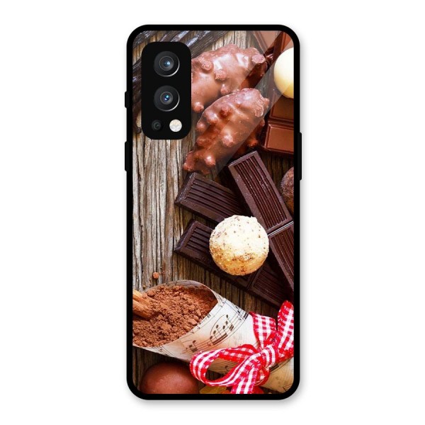 Chocolate Candies Glass Back Case for OnePlus Nord 2 5G