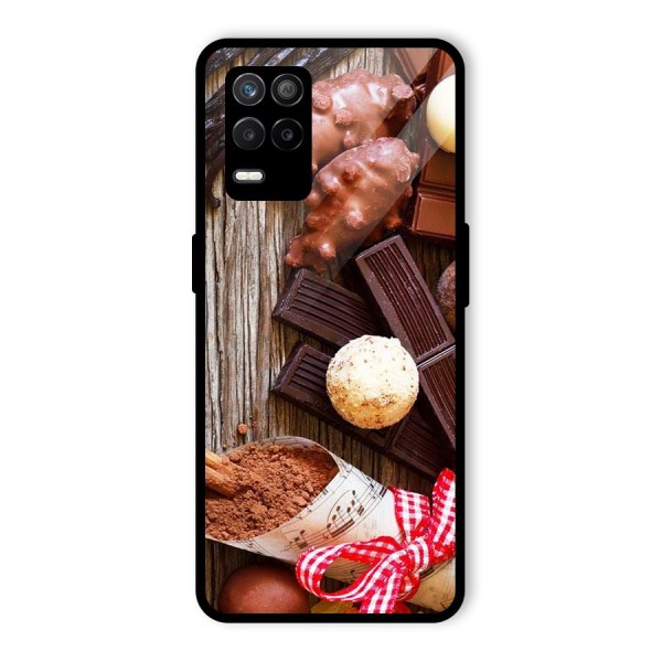 Chocolate Candies Glass Back Case for Realme 9 5G