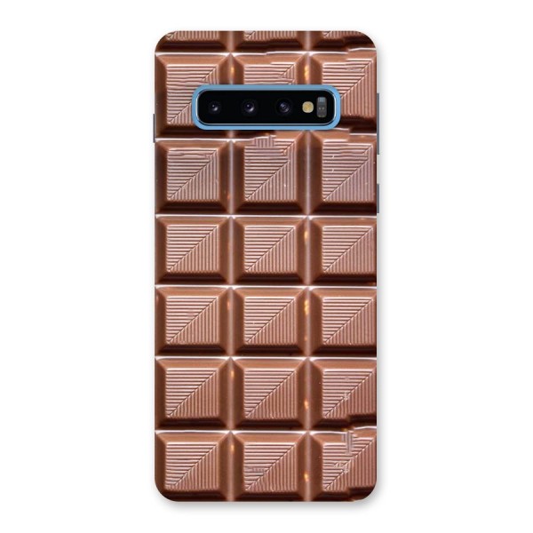 Chocolate Tiles Back Case for Galaxy S10