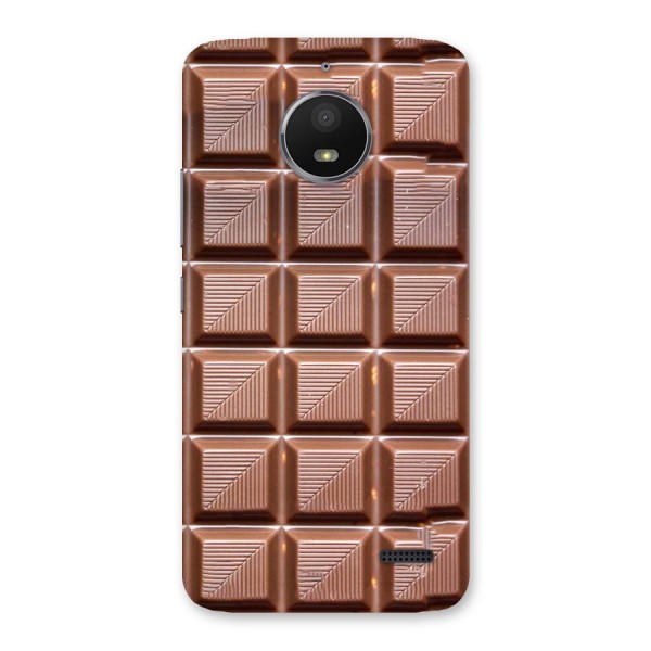 Chocolate Tiles Back Case for Moto E4