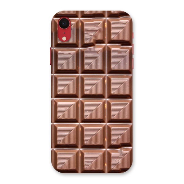 Chocolate Tiles Back Case for iPhone XR