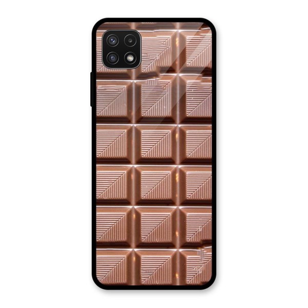 Chocolate Tiles Glass Back Case for Galaxy A22 5G